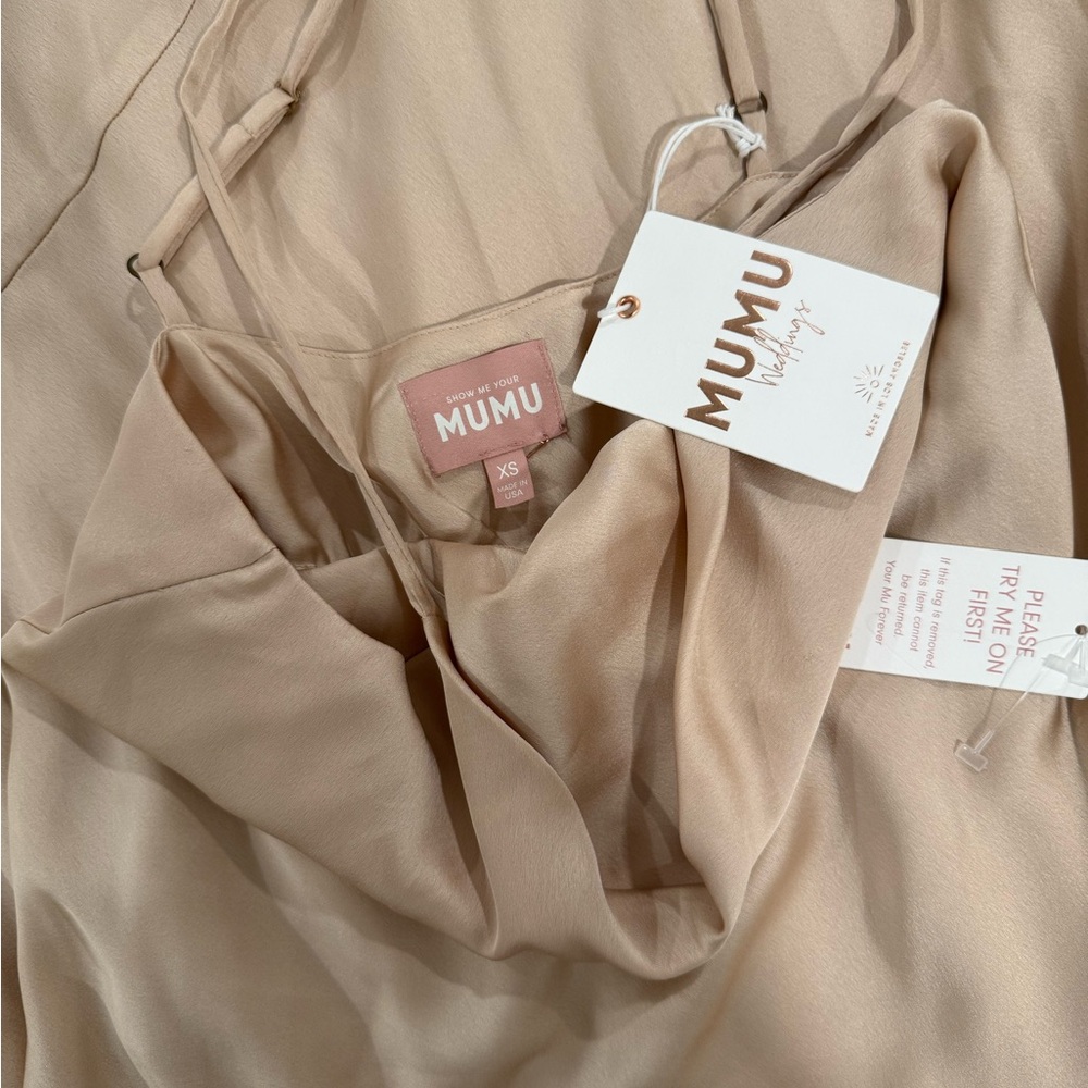 Show me your Mumu Tuscany champagne Dress